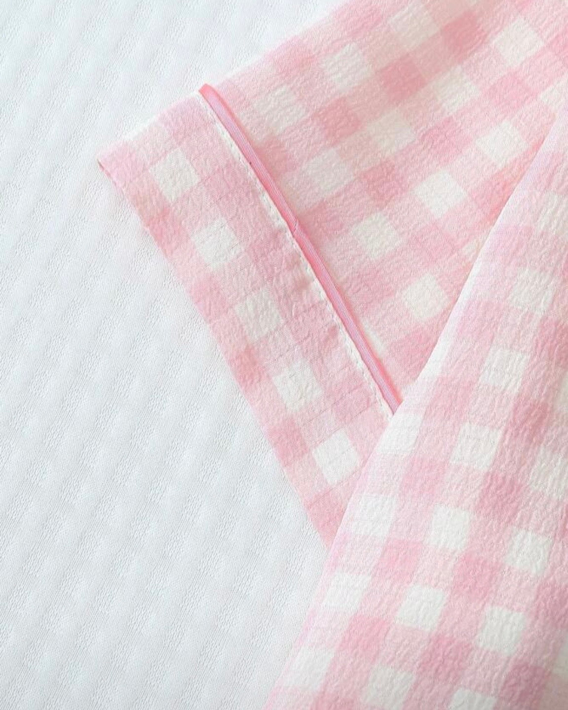 Pink Check Set