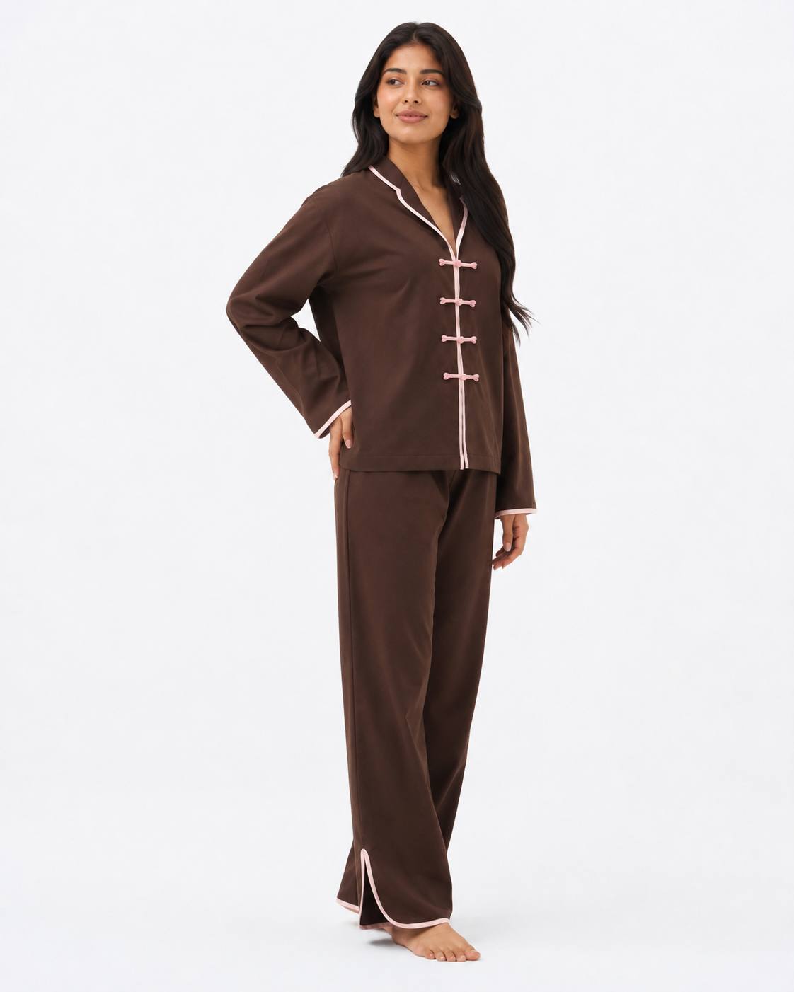 Brown baby pj set!