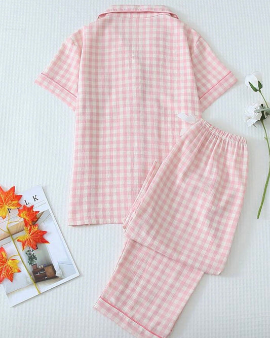 Pink Check Set
